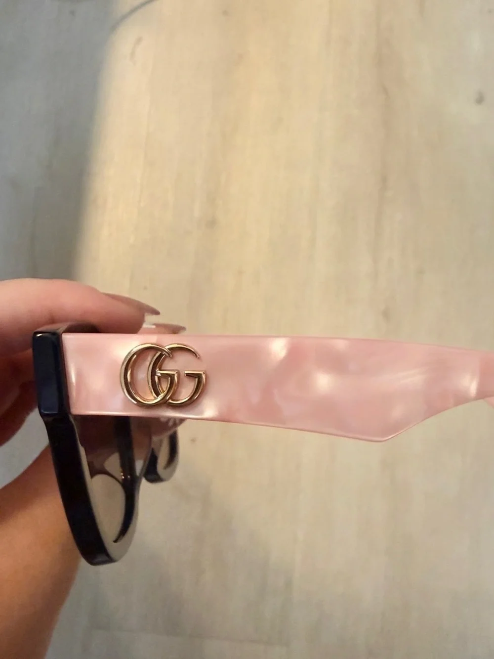 Gucci GG Pink Brown Sunglasses
